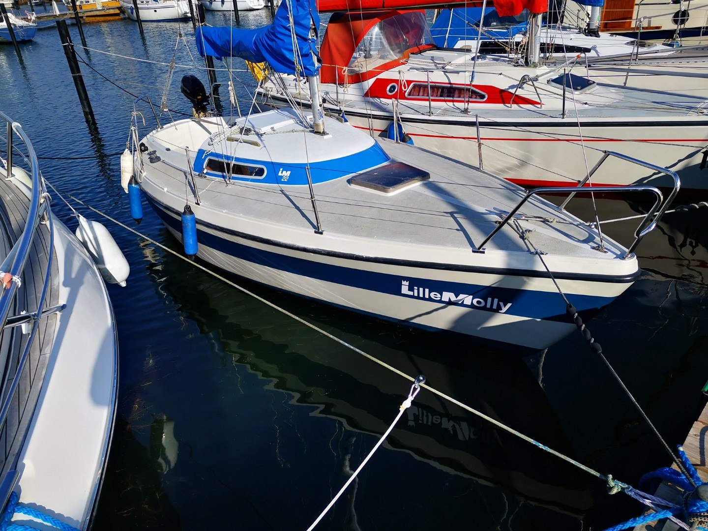 LilleMolly nach der Überholung im Hafen